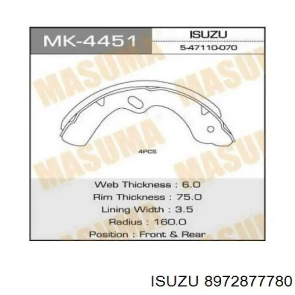  GF983AF Japan Parts