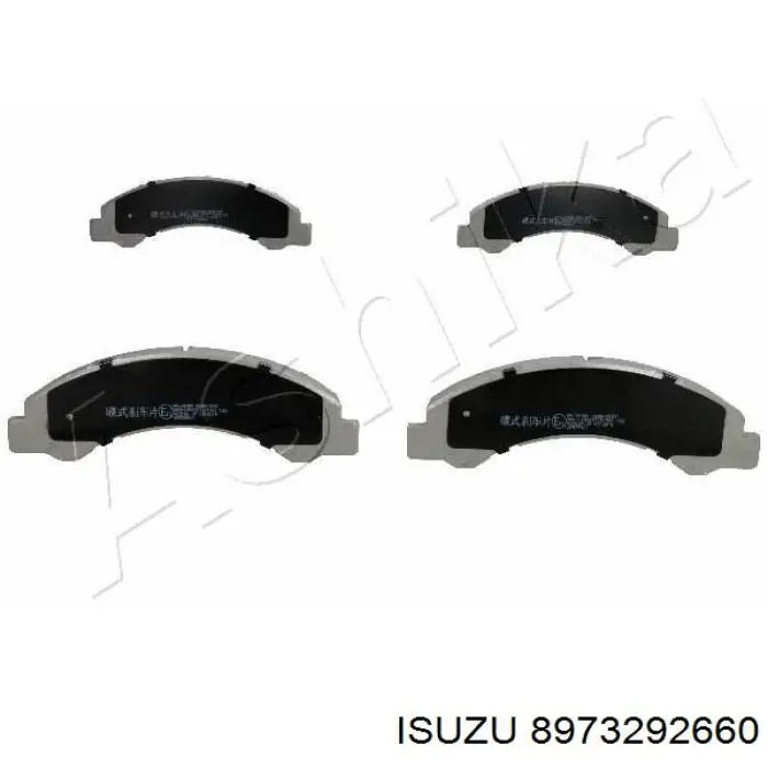 8973292660 Isuzu Колодки тормозные дисковые комплект