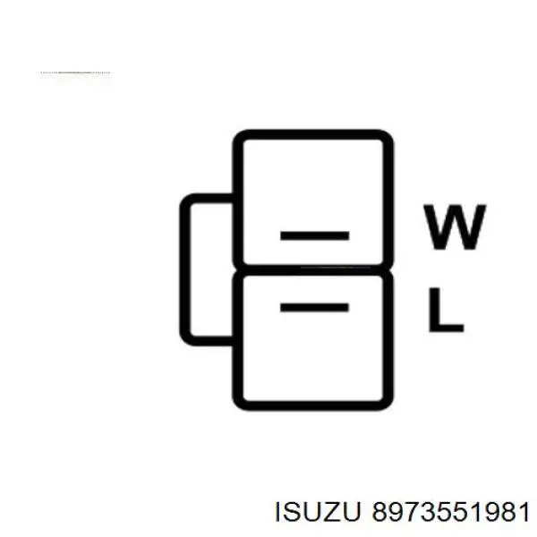 Генератор 8973551981 Isuzu