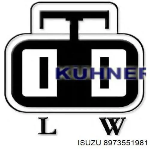 Автомобильный генератор Isuzu 8973551981 цена, от 198.29 USD