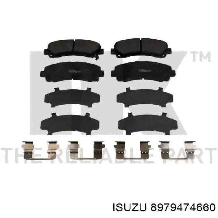 8979474660 Isuzu Колодки передние