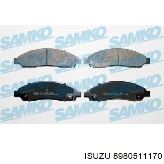 Передние тормозные колодки 8980511170 Isuzu