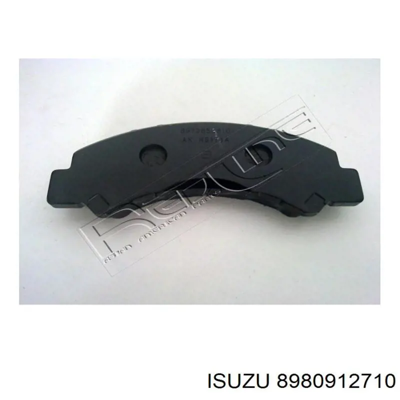8980912710 Isuzu Колодки тормозные дисковые комплект