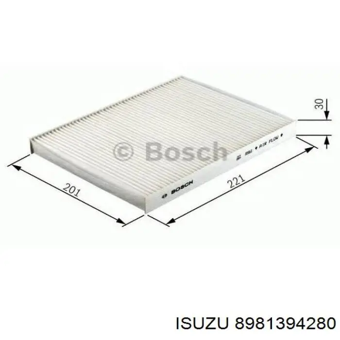 8981394280 Isuzu Внутрисалонный фильтр