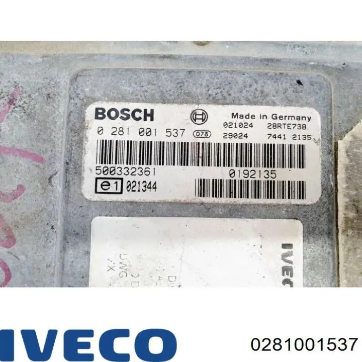 ЭБУ двигателем Iveco 0281001537 цена, от 84.65 USD