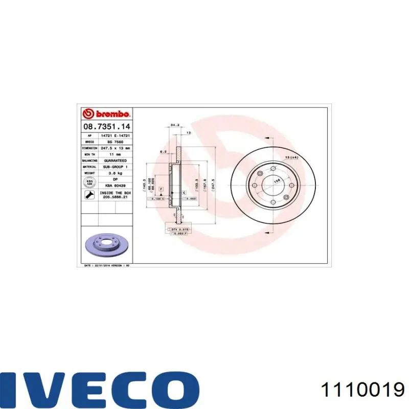 Подшипник ступицы 32309 SKF