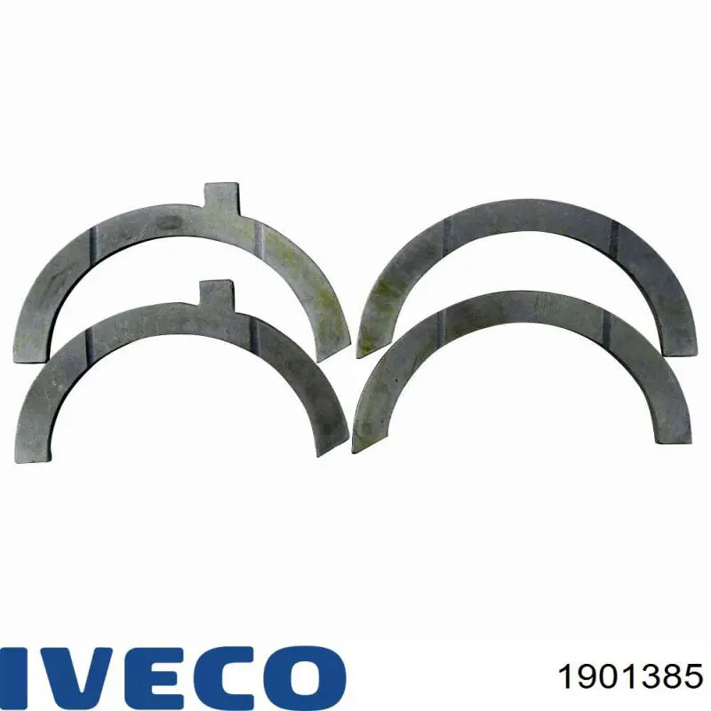 1901385 Iveco Полумесяц полукольцо упорное разбега коленвала
