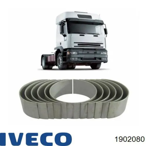 1902080 Iveco Комплект подшипников скольжения