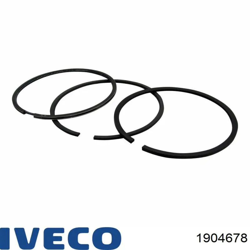 1904678 Iveco кольца поршневые на 1 цилиндр, std.