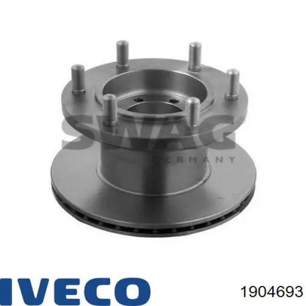 Диск тормозной передний IVECO 1904693