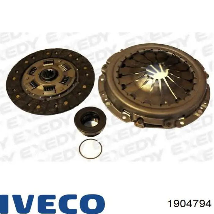 1904794 Iveco kit de embraiagem (3 peças)