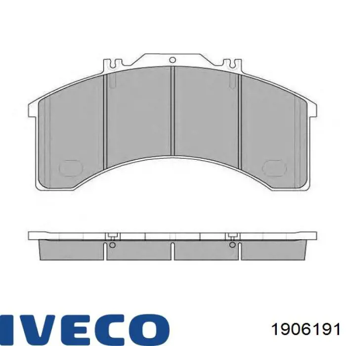 Колодки Iveco 1906191 цена, от 62.37 USD