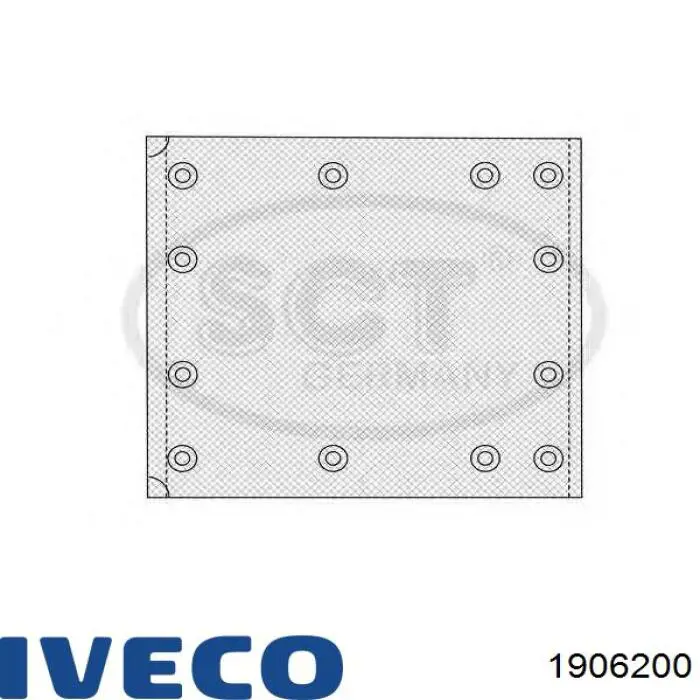 1906200 Iveco Накладка тормозная передняя (TRUCK)