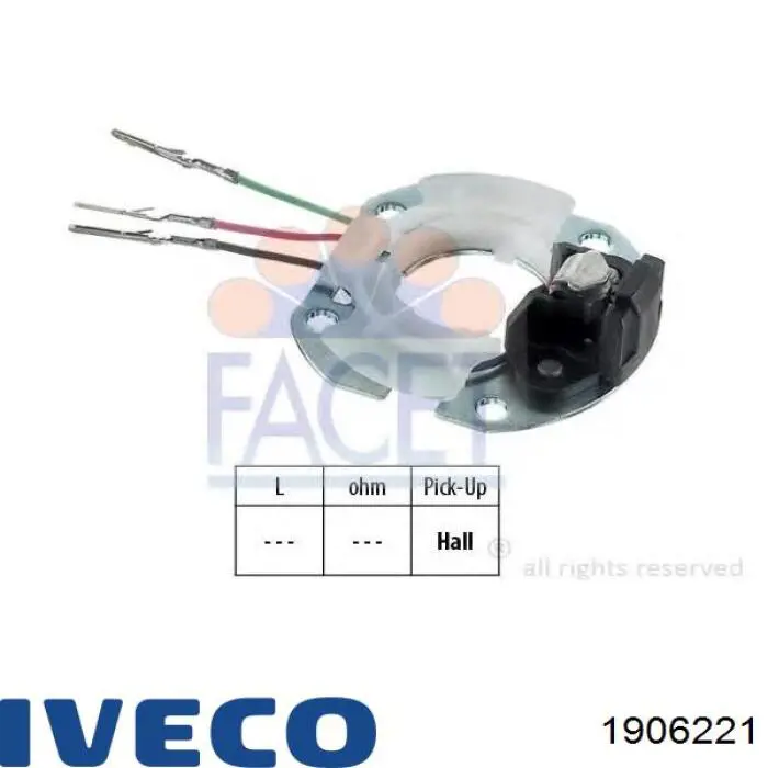 Накладка тормозная передняя (TRUCK) 1906221 Iveco