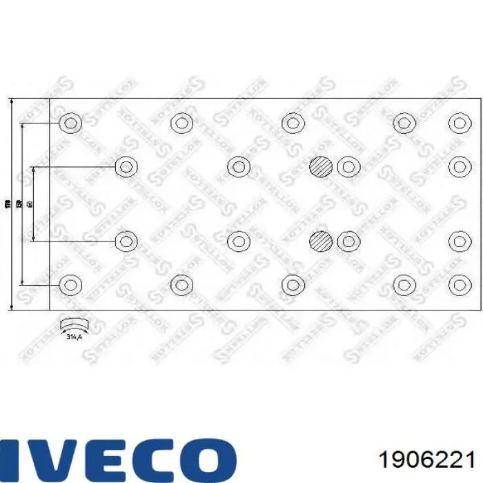 Накладка тормозная передняя (TRUCK) 07L19503N00 SBP