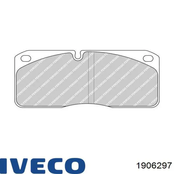 Тормозные колодки Iveco 1906297