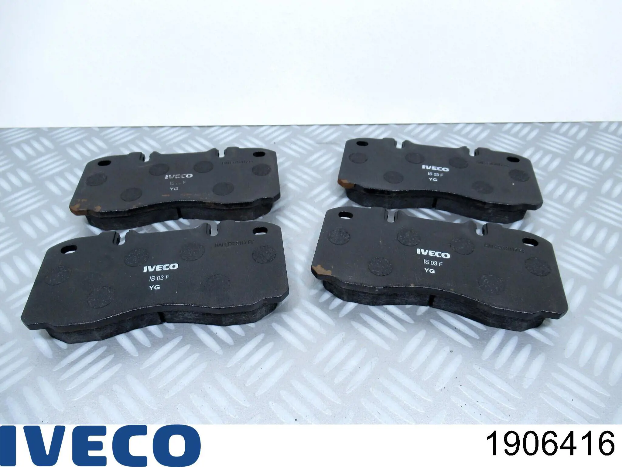 Купить 1906416 Iveco Колодки тормозные