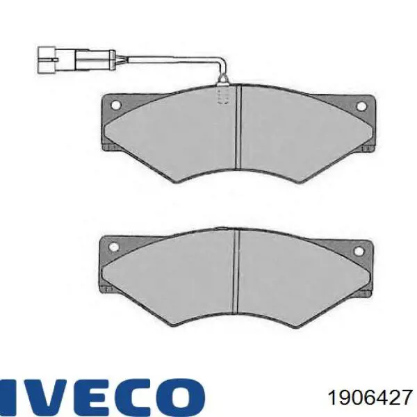 Купить 1906427 Iveco Колодки тормозные