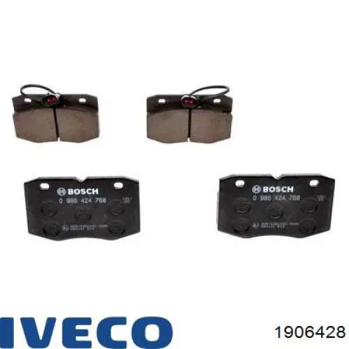 Колодки Iveco 1906428 цена, от 20.92 USD