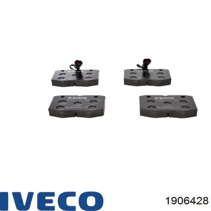 Купить 1906428 Iveco Колодки тормозные