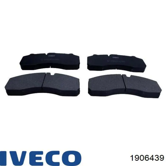 1906439 Iveco колодки тормозные передние дисковые