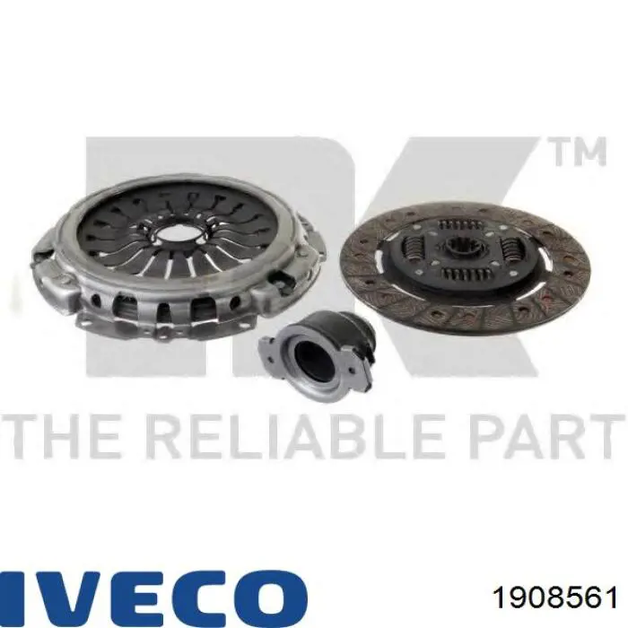 Комплект сцепления (3 части) Iveco 1908561 цена, от 116.17 USD