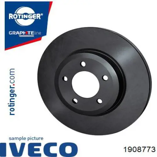 Тормозные диски 1908773 Iveco