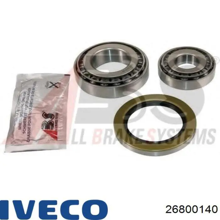 Cojinete interno del cubo de la rueda delantera 26800140 Iveco