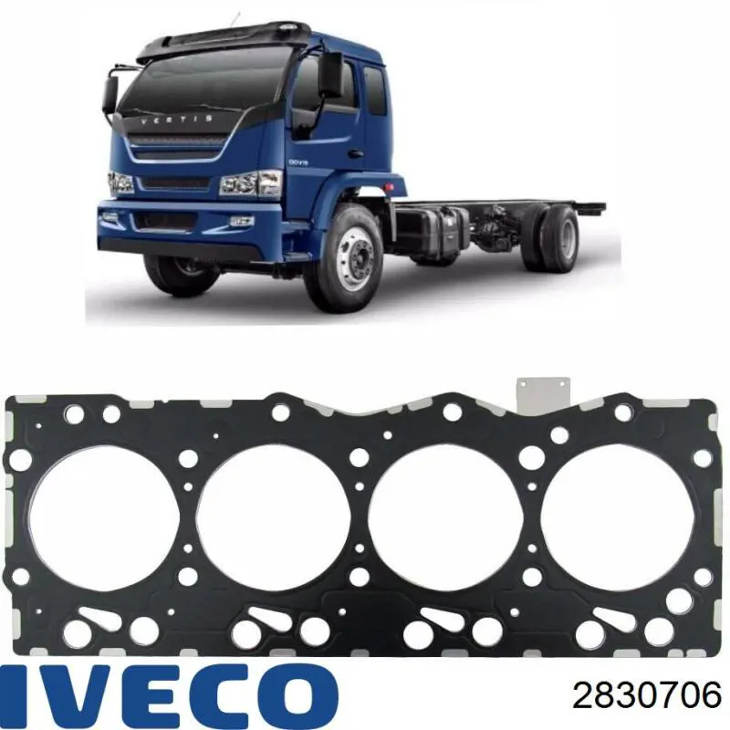 2830706 Iveco Прокладка головки блока