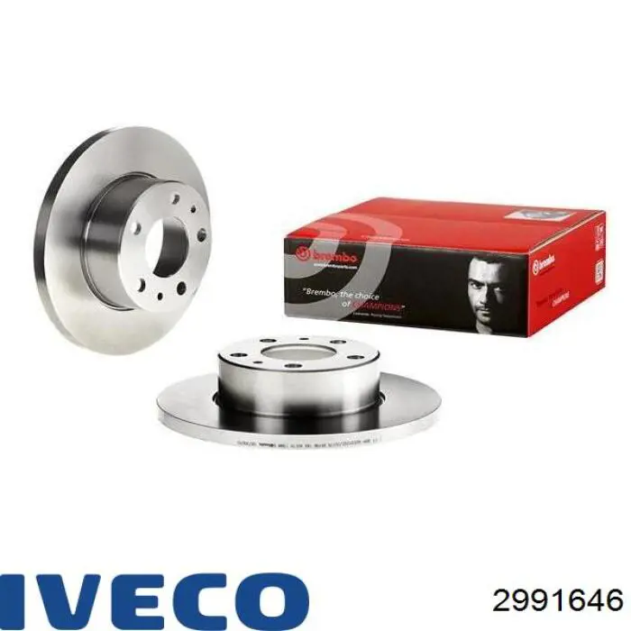 Задний тормозной диск Iveco 2991646 цена, от 32.96 USD