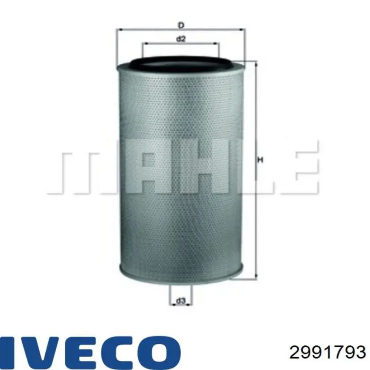 Элемент воздушного фильтра Iveco 2991793 цена, от 108.20 USD