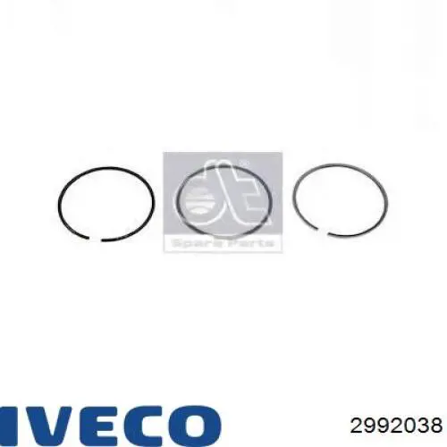 2992038 Iveco кольца поршневые комплект на мотор, std.
