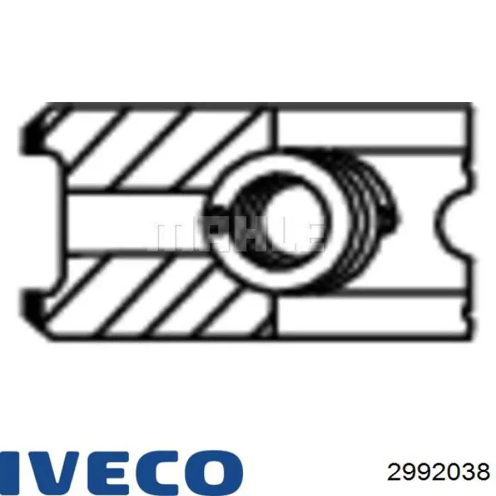 2992038 Iveco Комплект поршневых колец, STD