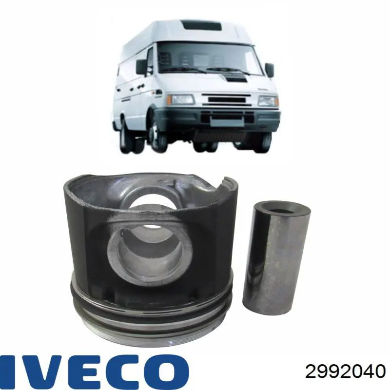 Поршень на 1 цилиндр 2992040 Iveco