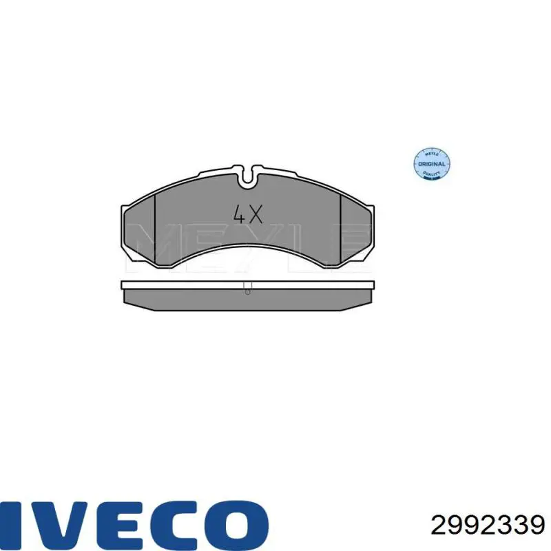 Колодки дисковые  Iveco 2992339 цена, от 23.79 USD