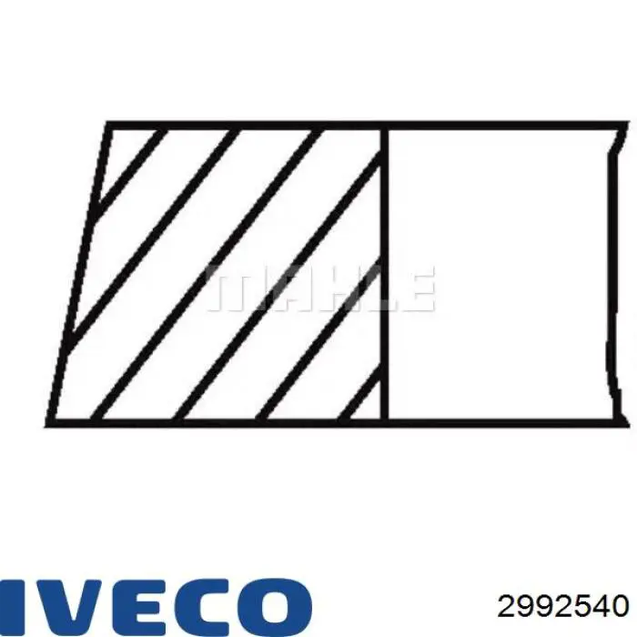 Поршневые кольца, стандартные Iveco 2992540 цена, от 25.14 USD