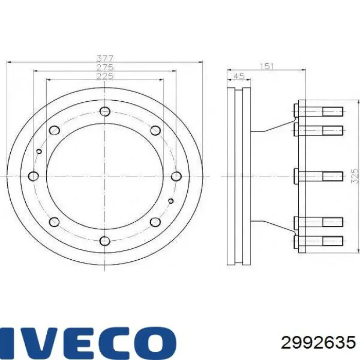 Купить 02ME028 SBP Диск тормозной задний