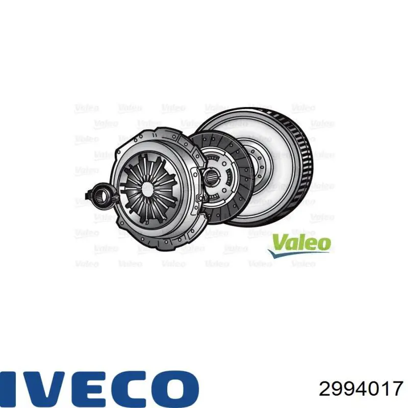 Комплект сцепления (3 части) Iveco 2994017 цена, от 127.02 USD