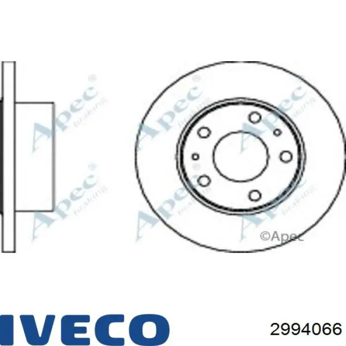 Купить 2994066 Iveco Диск тормозной задний
