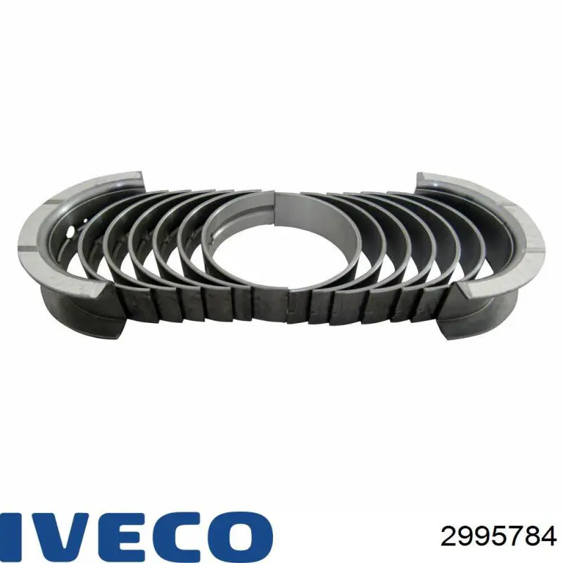 Купить 2995784 Iveco Вкладыши коленвала, коренные, комплект, стандарт (STD)
