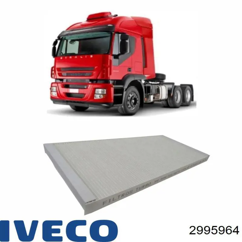 Купить 2995964 Iveco Фильтр салона угольный