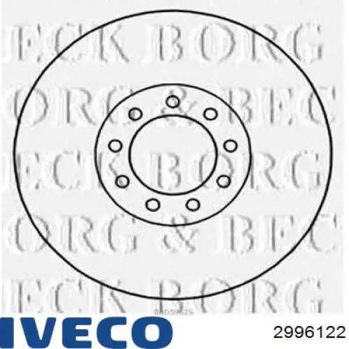 Передний тормозной диск Iveco 2996122