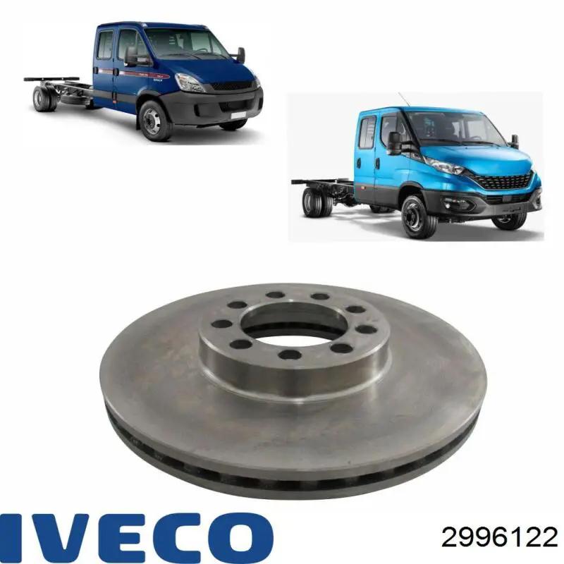 Тормоз дисковый передний Iveco 2996122 цена, от 46.40 USD