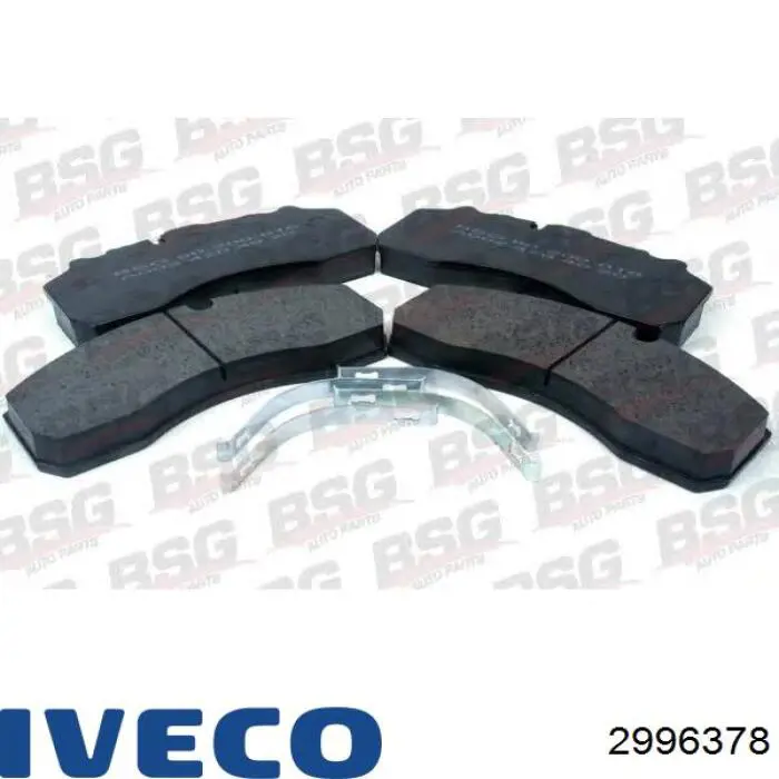 2996378 Iveco колодки тормозные передние дисковые