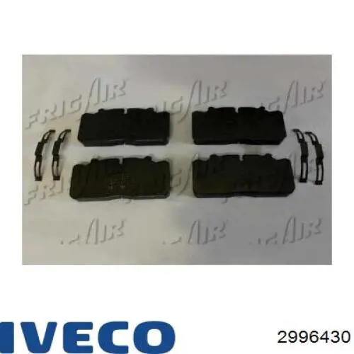 Передние тормозные колодки 2996430 Iveco