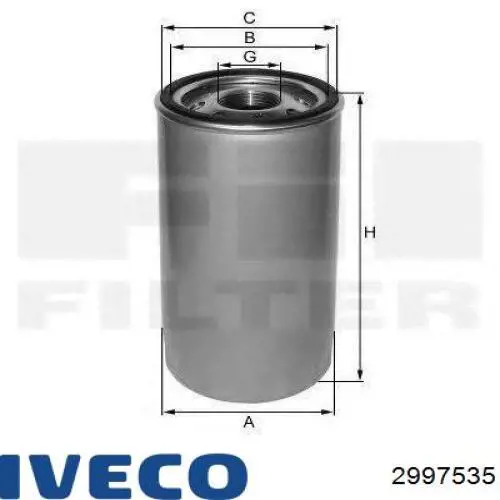 Купить 2997535 Iveco Воздушный фильтр турбины