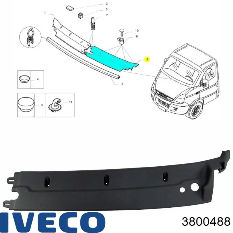  Iveco 3800488 цена, от 22.78 USD