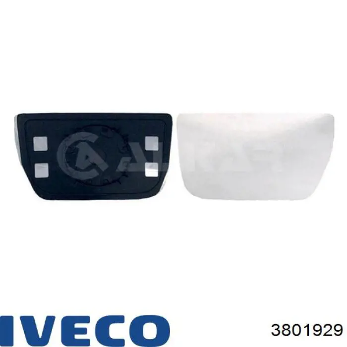 Стекло зеркала заднего вида, правого Iveco 3801929 цена, от 9.22 USD
