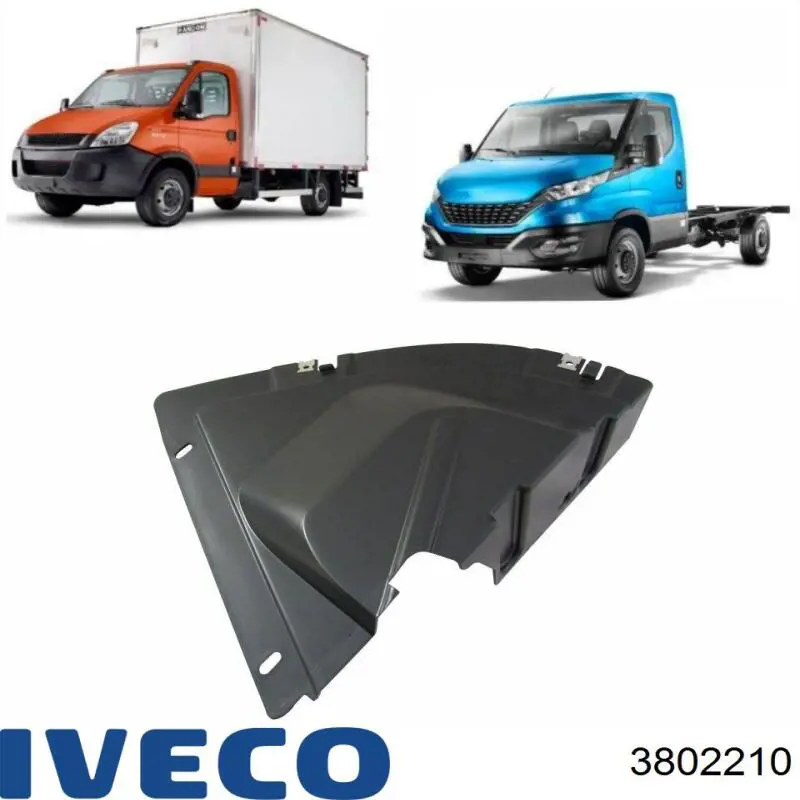Купить 3802210 Iveco Защита двигателя правая