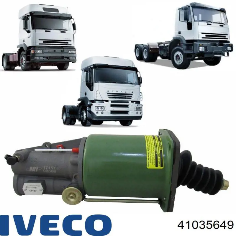 41035649 Iveco Усилитель (цилиндр главный) привода управления сцеплением